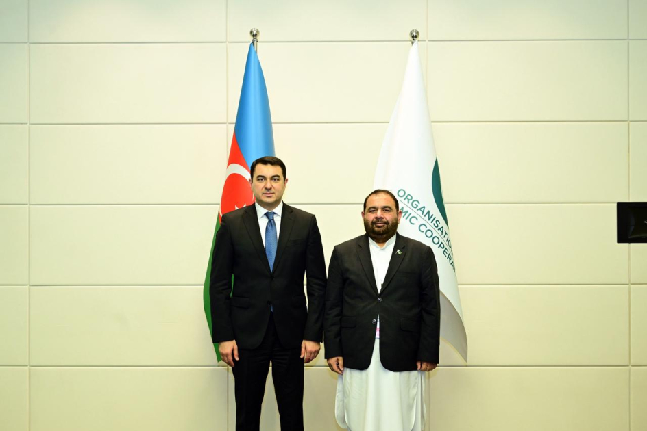 Adil Kərimli pakistanlı həmkarı ilə görüşüb
