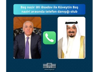 Əli Əsədov ilə Küveytin Baş naziri ilə danışıb
