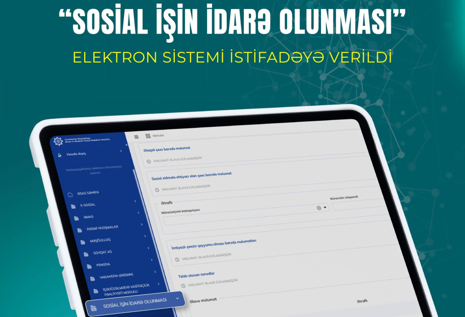 “Sosial işin idarəolunması” istifadəyə verilib