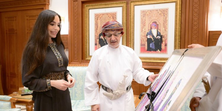 Leyla Əliyeva Omanda səfərdədir