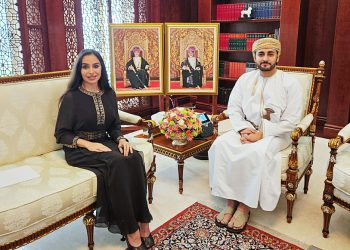 Leyla Əliyeva Oman Sultanlığının Vəliəhdi ilə görüşüb