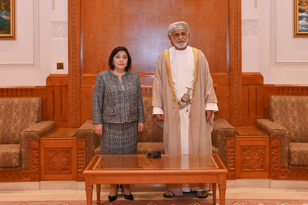 Milli Məclisin sədri Sahibə Qafarova Oman Sultanlığına rəsmi səfəri çərçivəsində Oman Sultanlığı Dövlət Şurasının sədri ilə görüşüb