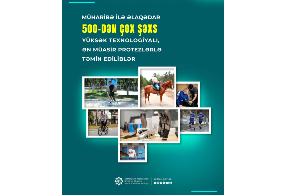 500-dən çox şəxs protezlərlə təmin edilib