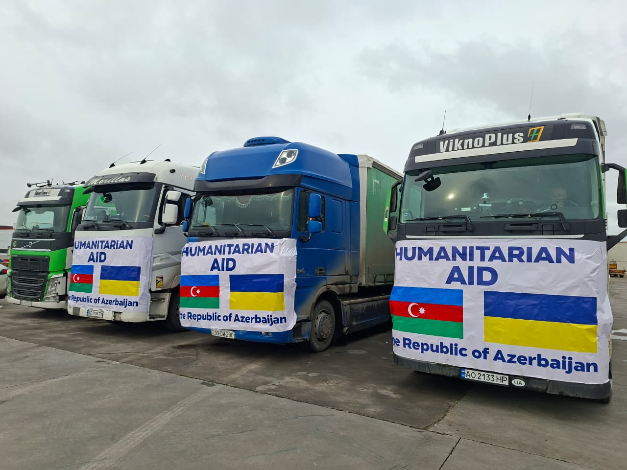 Ukraynaya elektrik avadanlıqlarından ibarət növbəti humanitar yardım göndərilib