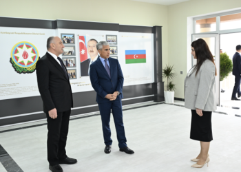 Ucarda Heydər Əliyev Fondunun təşəbbüsü ilə inşa olunan məktəb istifadəyə verilib