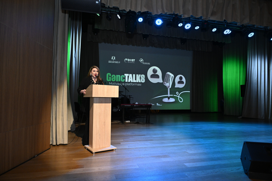 “GəncTALKS 2026: İlham verən hekayələr və sərhədsiz imkanlar” adlı tədbir keçirilib