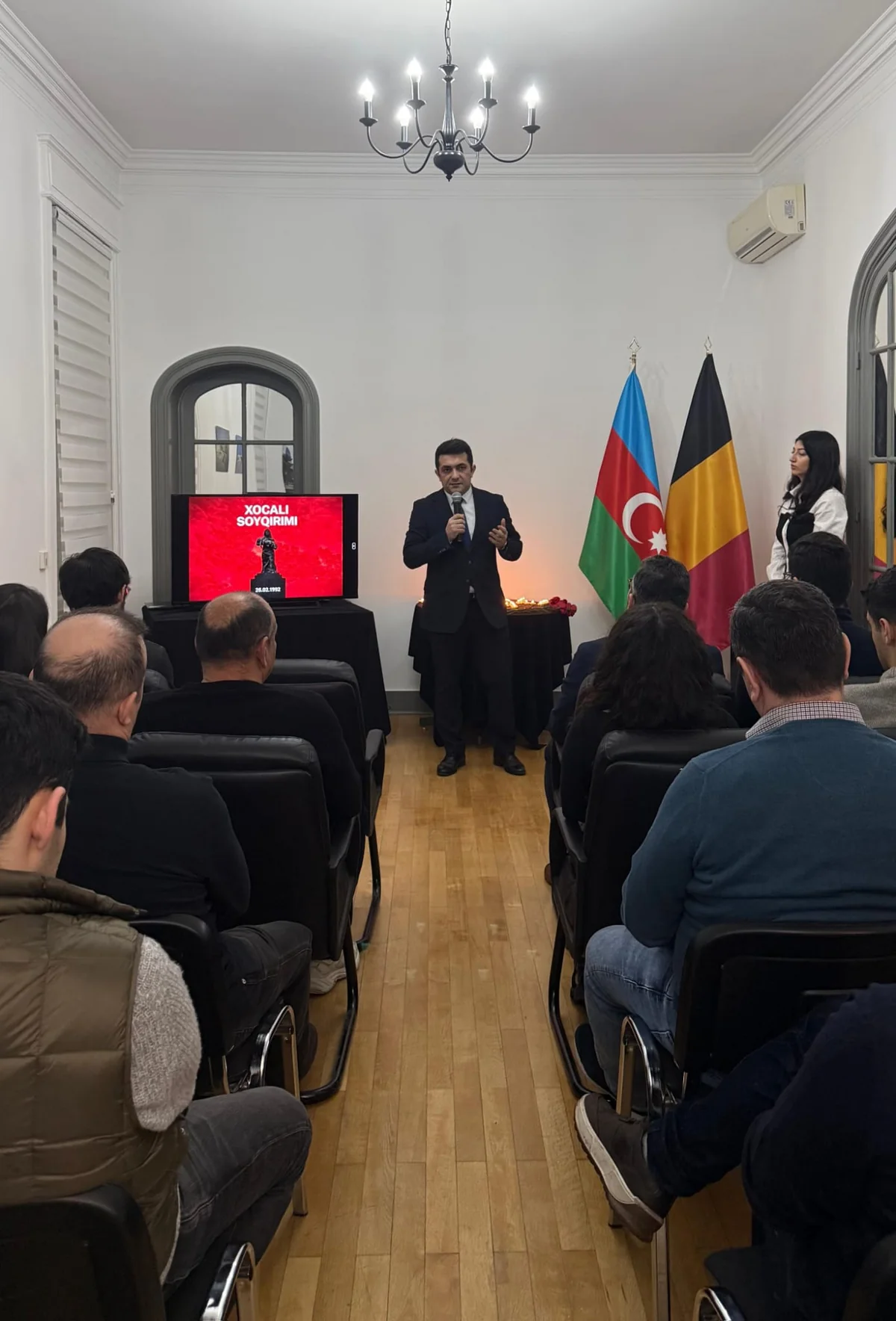 Brüsseldə Xocalı faciəsi qurbanlarının xatirəsi yad edilib