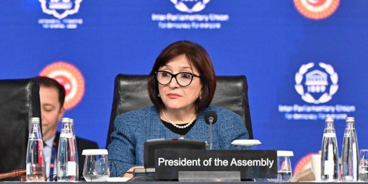 Sahibə Qafarova PAİ-nin 152-ci Assambleyası çərçivəsində ümumi müzakirələrə sədrlik edib