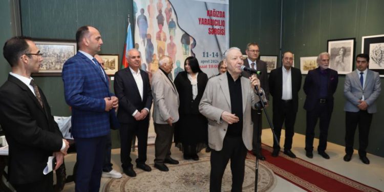 Bakıda “Təsviri sənət kağızda” adlı yaradıcılıq sərgisi açılıb