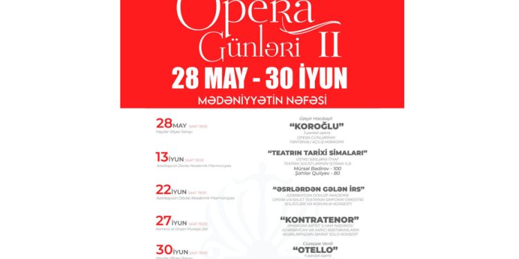 Bakıda II “Opera Günləri” “Koroğlu” ilə açılacaq, “Otello” ilə yekunlaşacaq