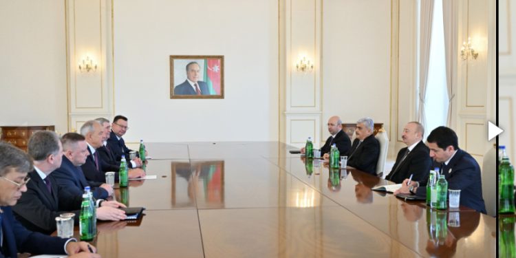 Prezident İqor Sergeyenkonu qəbul edib