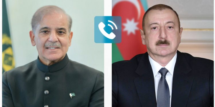 Pakistan İslam Respublikasının Baş naziri Məhəmməd Şahbaz Şərif Azərbaycan Respublikasının Prezidenti İlham Əliyevə zəng edib